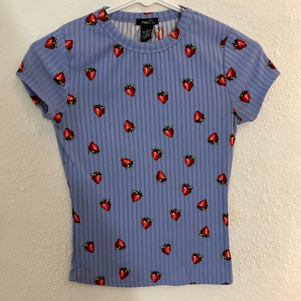 Rue21 Strawberry Crop tee